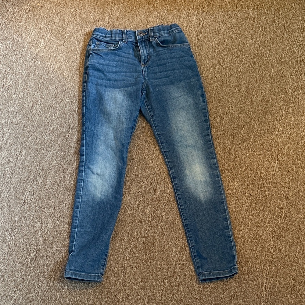 Classic Blue Girls Skinny Jeans